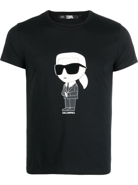 Karl Lagerfeld Ikonik Organic Cotton T Shirt Farfetch