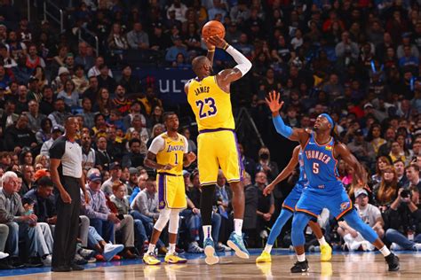 Photos Lakers At Thunder Photo Gallery Nba