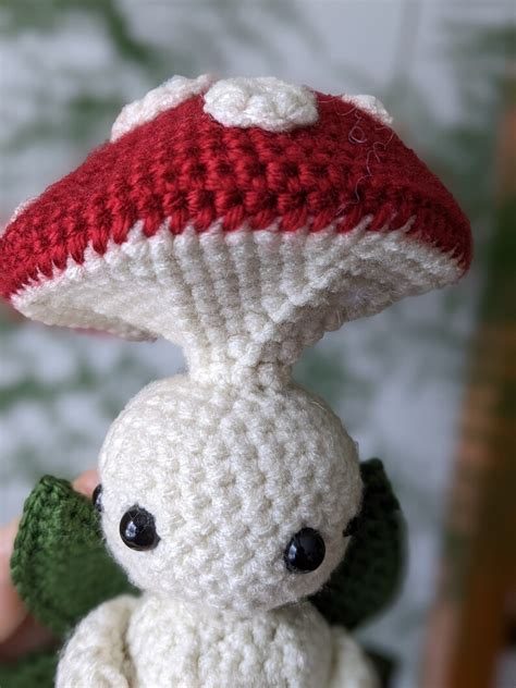 Olivia Amanita Muscaria Mushroom Crochet Pattern Fungus Etsy Canada