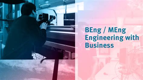 Beng Meng Engineering With Business At City University Of London Youtube