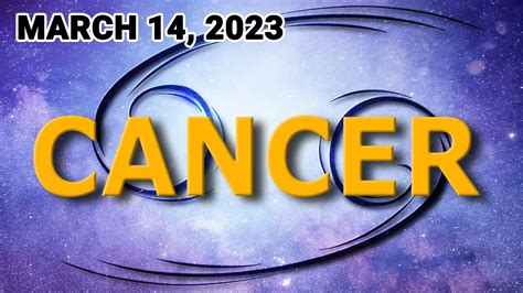 Cancer 𝐀 𝐓𝐫𝐮𝐭𝐡 𝐈𝐬 𝐑𝐞𝐯𝐞𝐚𝐥𝐞𝐝 Horoscope For Today March 14 2023