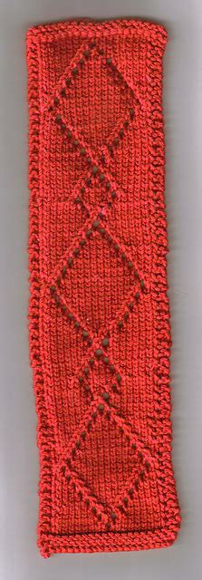 Ravelry Diamond Lace Bookmark Pattern By Brian Mcgaunn