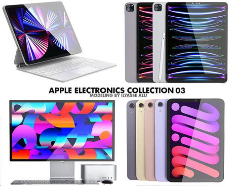 Apple Electronics Collection D Model Cgtrader