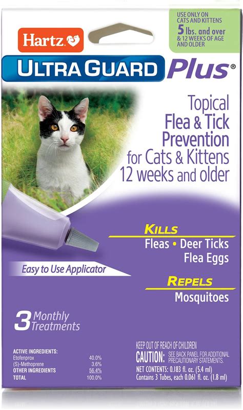 Hartz Ultraguard Plus Topical Flea And Tick Treatment For Cats And Kittens