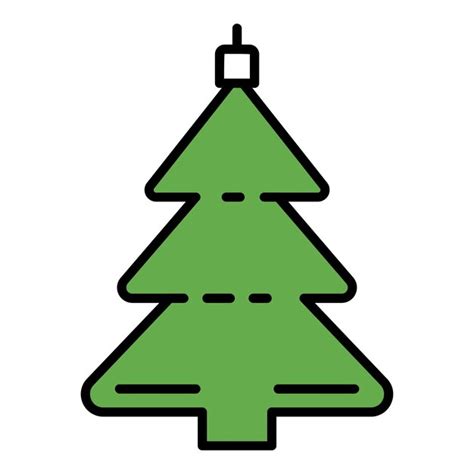 Premium Vector Fir Tree Toy Icon Outline Fir Tree Toy Vector Icon