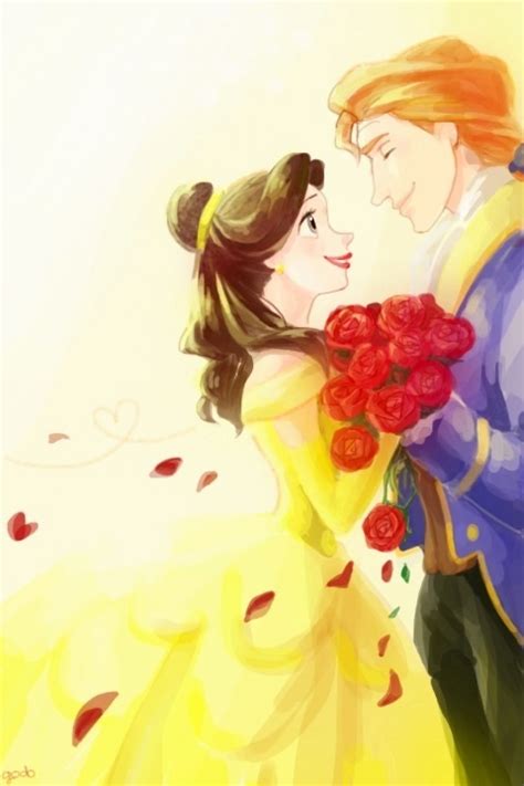 Belle and Adam - Belle Fan Art (34291821) - Fanpop