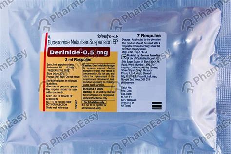 Derinide 0 5 MG Respule 7 Uses Side Effects Price Dosage PharmEasy