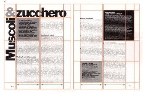 Gabbie Di Layout Design Booklet Struttura Magazine Disegno Giornale