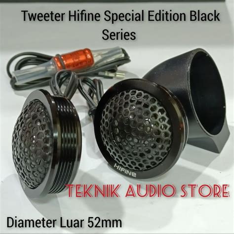 Jual Dome Tweeter Hifine Special Edition Black Series Dimensi Luar 52mm