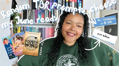 Random Tbr Prompts Choose My Next Reads June Tbr Challenge Youtube