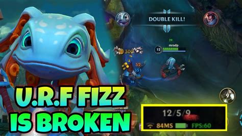 Urf Fizz Is Broken Legendary Untouchable Urf Wild Rift Youtube