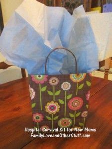 Hospital Survival Kit For New Moms Diy Gift Hospital Survival Kit