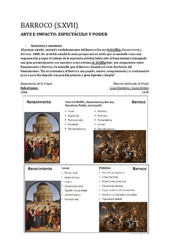 Historia Del Arte Moderno BARROCO Pdf