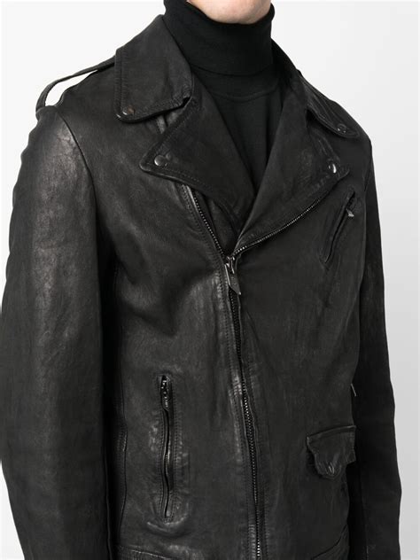 Leather Biker Jacket Salvatore Santoro Eraldo