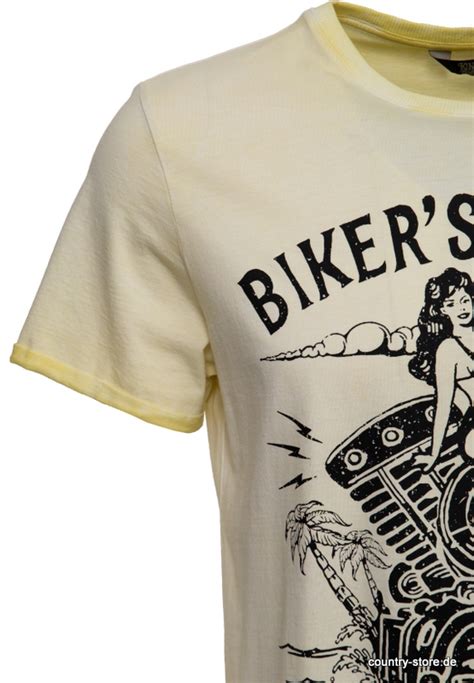 Oil Wash T Shirt Bikers Island T Shirts Kleidung Country Store