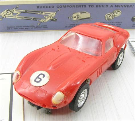 Vintage Revell Ferrari Gto Model Kit Scale Built In Box