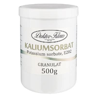 500 G Kaliumsorbat Potassium Sorbate E 202 Doktor Klaus