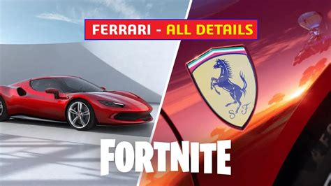 Fortnite: Ferrari What, When, Where, How, All Details!