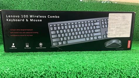 Lenovo Wireless Keyboard Mouse Combo At Piece Keyboard