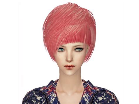 The Sims Resource Skysims Hair Pink