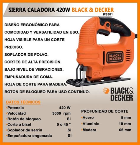 Sierra Caladora Black Decker Ks Ferrelectro Mercado Libre