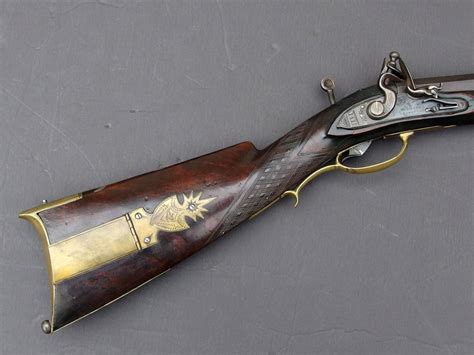 Sold Price Antique Kentucky Flintlock Rifle February 6 0119 1200 Pm Pst