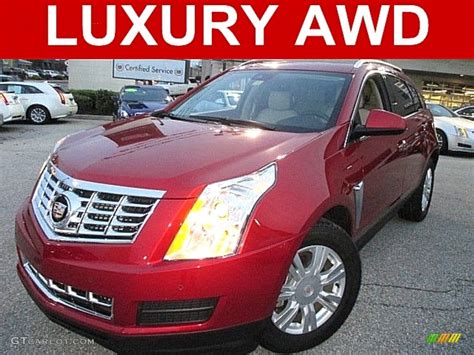 Crystal Red Tintcoat Cadillac Srx Luxury Awd Photo