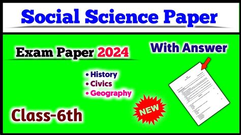 Class Social Science Annual Exam Paper Sst Final Exam Question