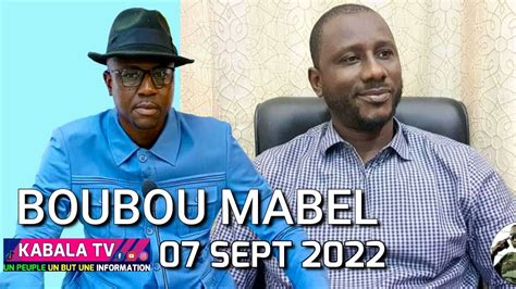 Direct Boubou Mabel Diawara VS Amara Bathily actualités politiques du