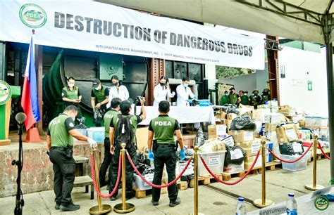 Pdea Destroys P72 B Worth Of Prohibited Drugs Chemicals Ptv News