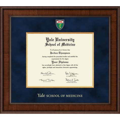 Yale Medicine Diploma Frames Church Hill Classics