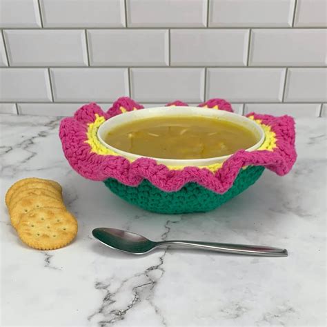 10 Easy And Quick Free Crochet Bowl Cozy Pattern Nicki S Homemade Crafts