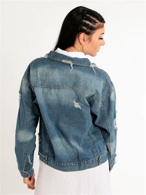 Ky Creation Giacca In Jeans Oversize Donna In Offerta A 19 99 Su