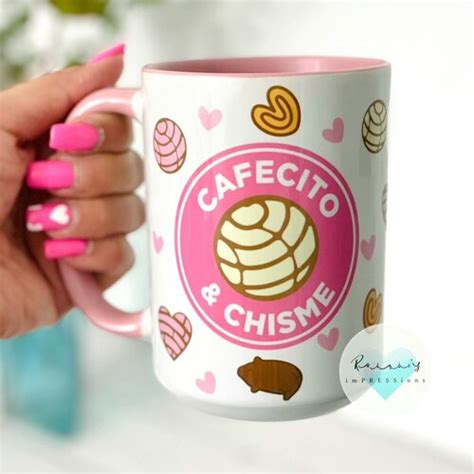 Cafecito And Chisme Coffe Mug Etsy