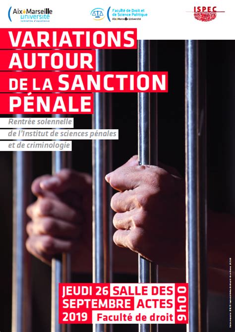 Variations Autour De La Sanction P Nale Portail Universitaire Du Droit