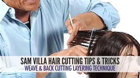 Weave And Back Cutting Layering Technique Youtube