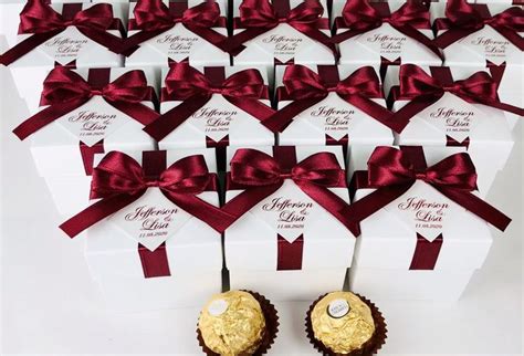 Elegant Wedding Bonbonniere Wedding Favor Boxes With Wine Etsy Video