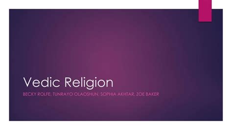 Ppt Vedic Religion Powerpoint Presentation Free Download Id8838773