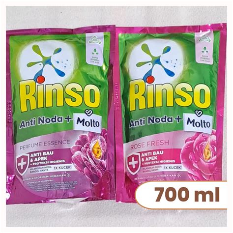 Jual Rinso Cair Anti Noda Molto 700 Ml Deterjen Cair Konsentrat