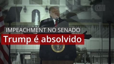 Vídeo VÍDEO Trump é absolvido em processo de impeachment no Senado