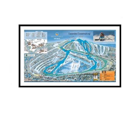 2021 CHINA PEAK MOUNTAIN Resort Ski Trail Map Ski Home | Etsy