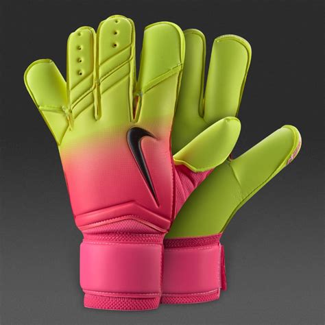 Nike Vapor Grip Promo Mens Goalkeeper Gloves Pink Blast Volt