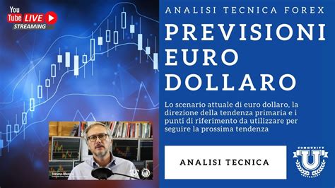 Previsioni Euro Dollaro Analisi Tecnica Forex Youtube