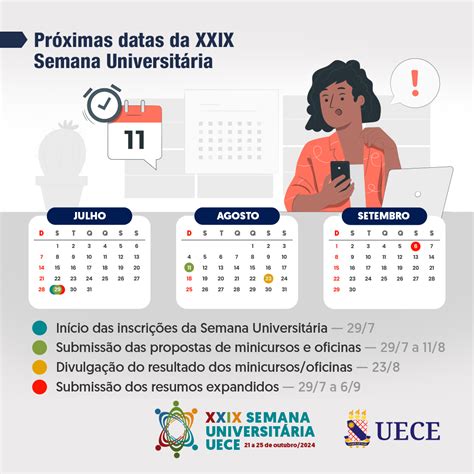 Uece divulga cronograma de inscrições e submissões da Semana