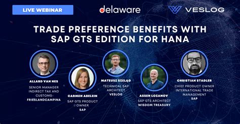 Webinar Trade Preference Benefits With SAP GTS Edition For HANA