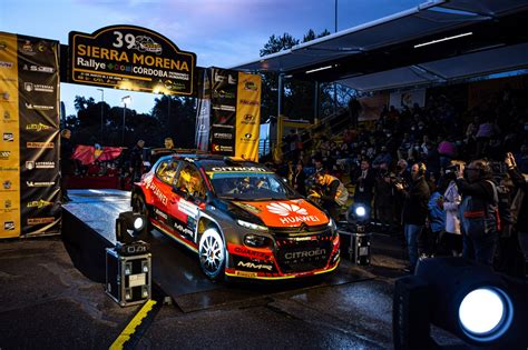 Alejandro Cachón se estrena en el asfalto de Córdoba con el Citroën