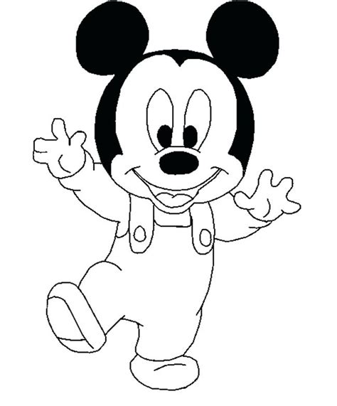 Mickey Mouse Outline Drawing at PaintingValley.com | Explore collection ...