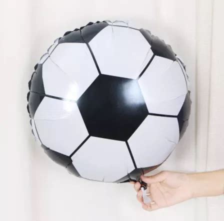 10 Balão Metalizado Bola De Futebol C Lacre 45cm MercadoLivre