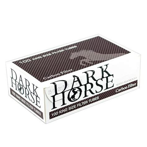 Гильзы Dark Horse Carbon 100 шт. - Табакерка на просеке