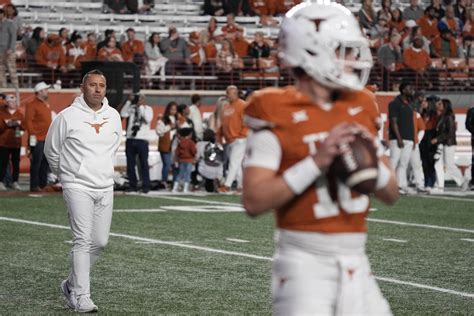 Texas Hc Steve Sarkisian Blasted For Arch Manning Quinn Ewers Decision